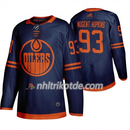 Edmonton Oilers Trikot Ryan Nugent-Hopkins 93 Adidas 2019-2020 Blau Authentic - Herren